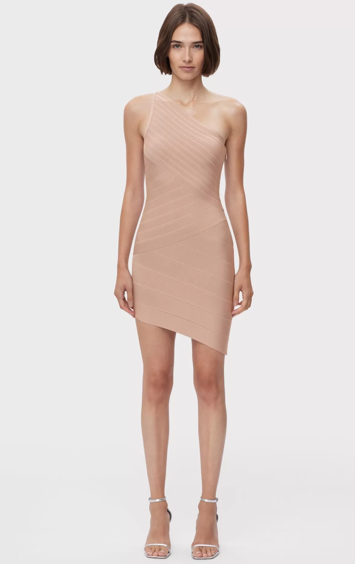 ICON ASYMMETRICAL MINI DRESS-Hervé Léger Hot