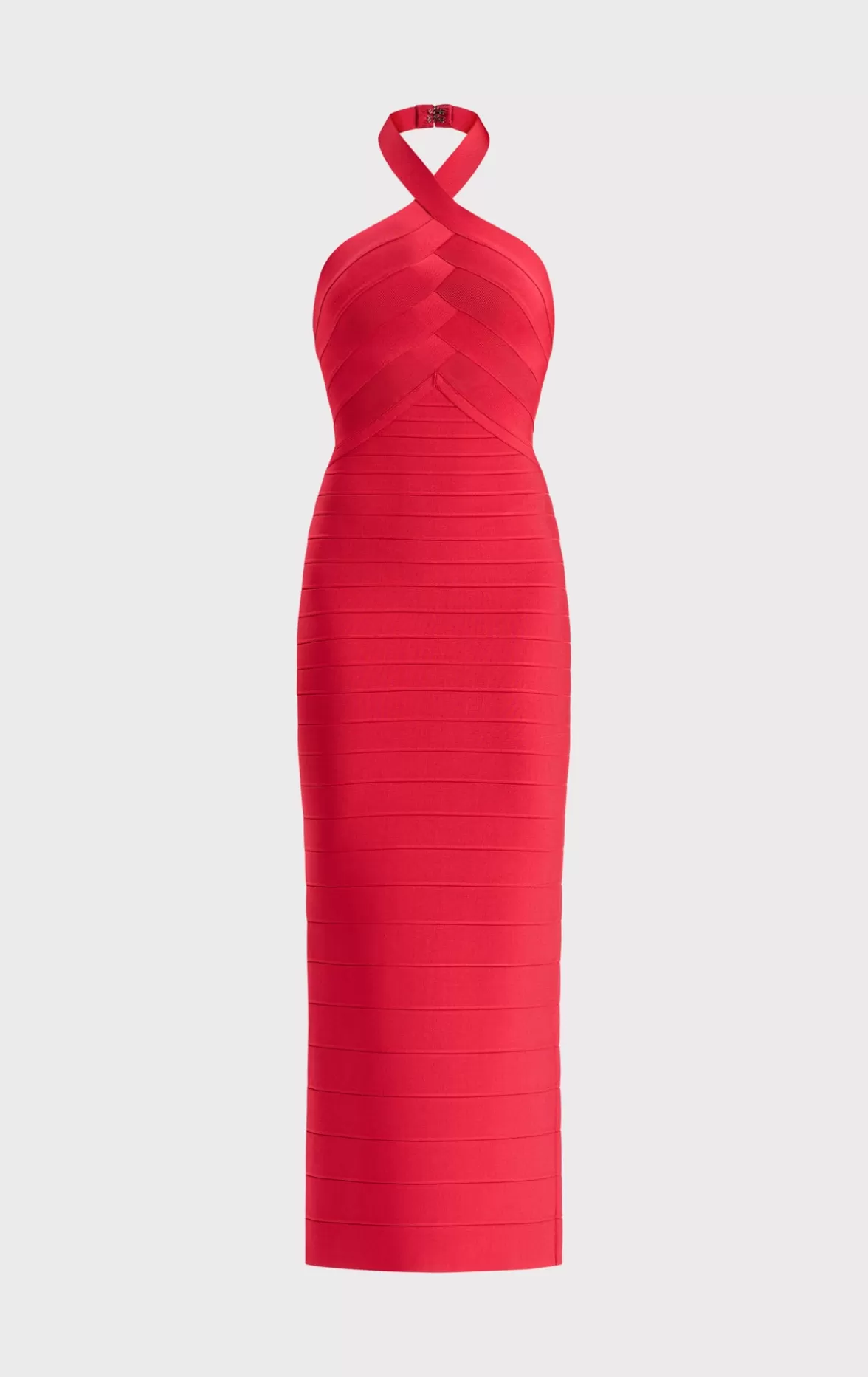 ICON BANDAGE HALTER GOWN-Hervé Léger Cheap