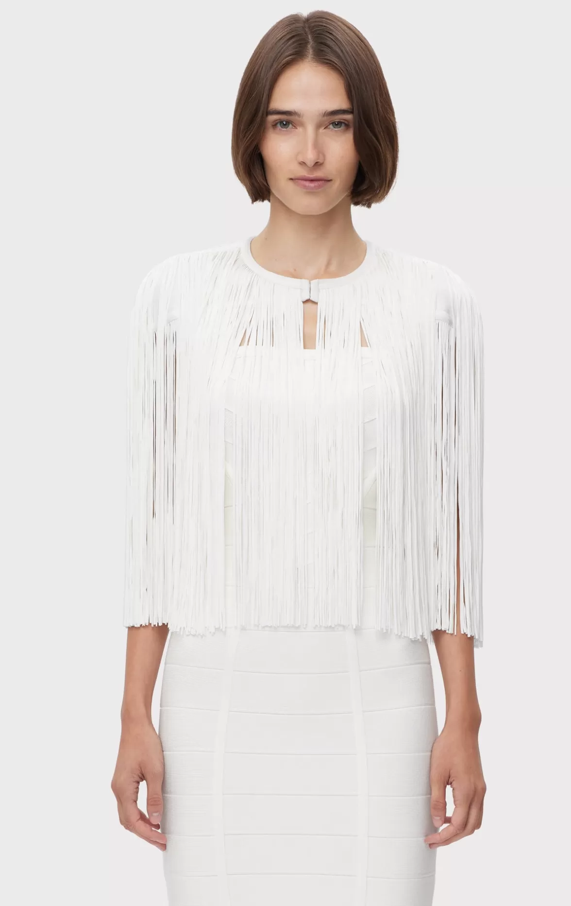 ICON FRINGE CAPE-Hervé Léger Clearance