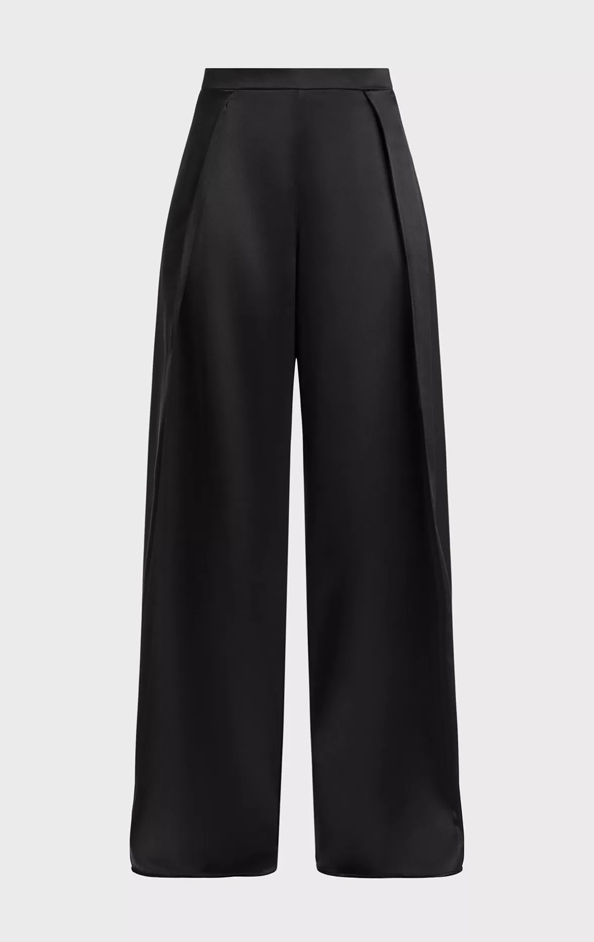 ICON HIGH WAIST SILK WIDE LEG PANTS-Hervé Léger Store