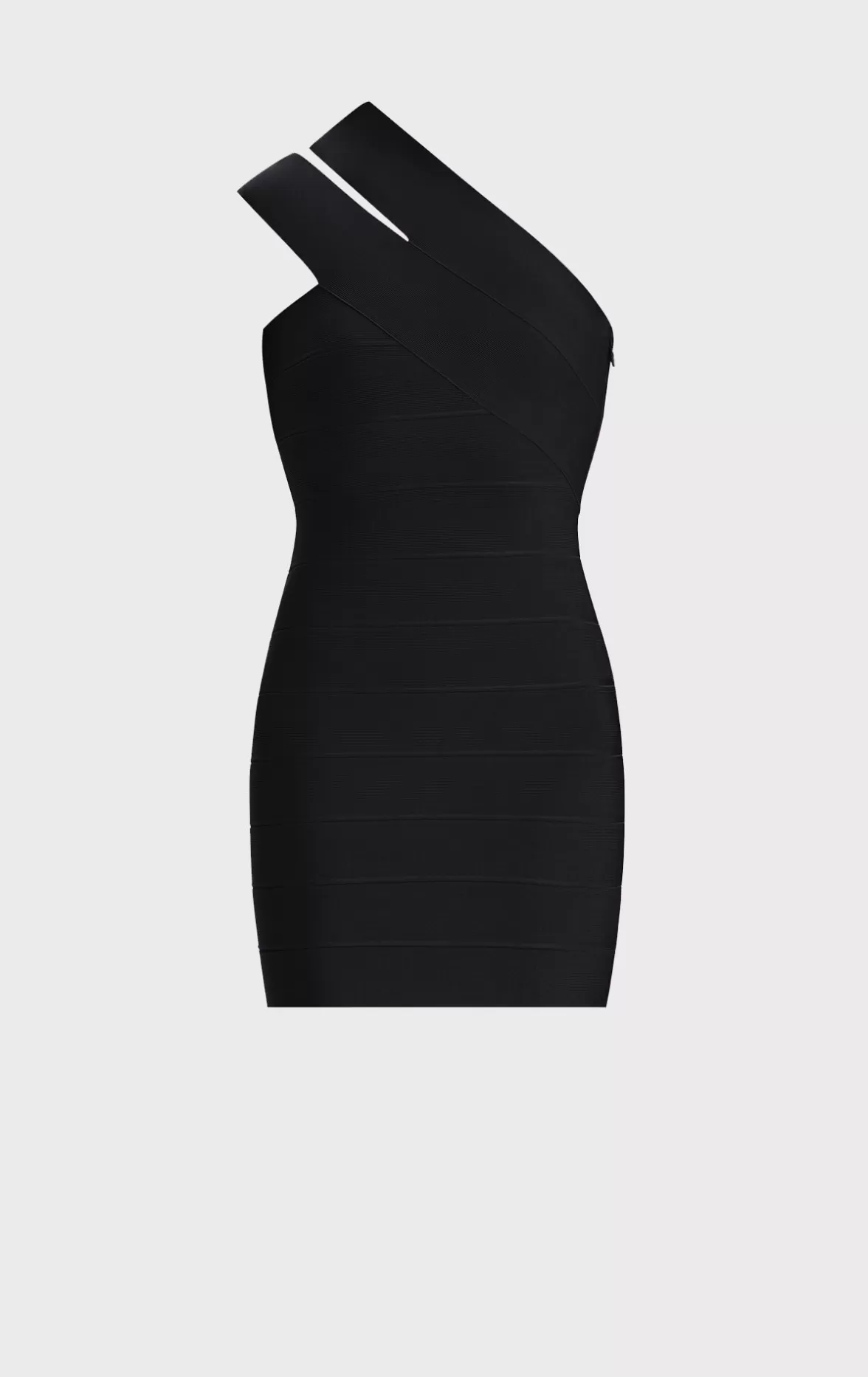 ICON ONE SHOULDER MINI DRESS-Hervé Léger Fashion