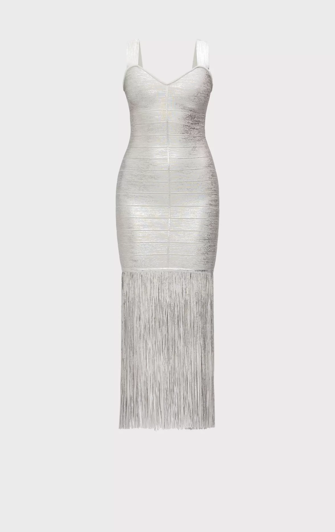 THE METALLIC ALBA GOWN-Hervé Léger Fashion