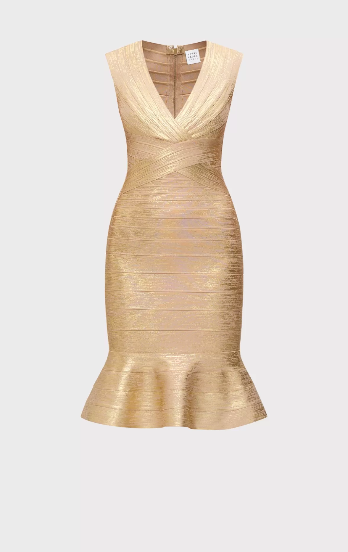 THE METALLIC SOPHIE DRESS-Hervé Léger Best